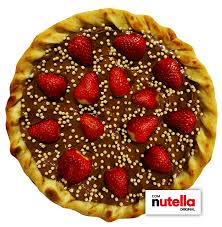 Pizza Morango Com Nutella